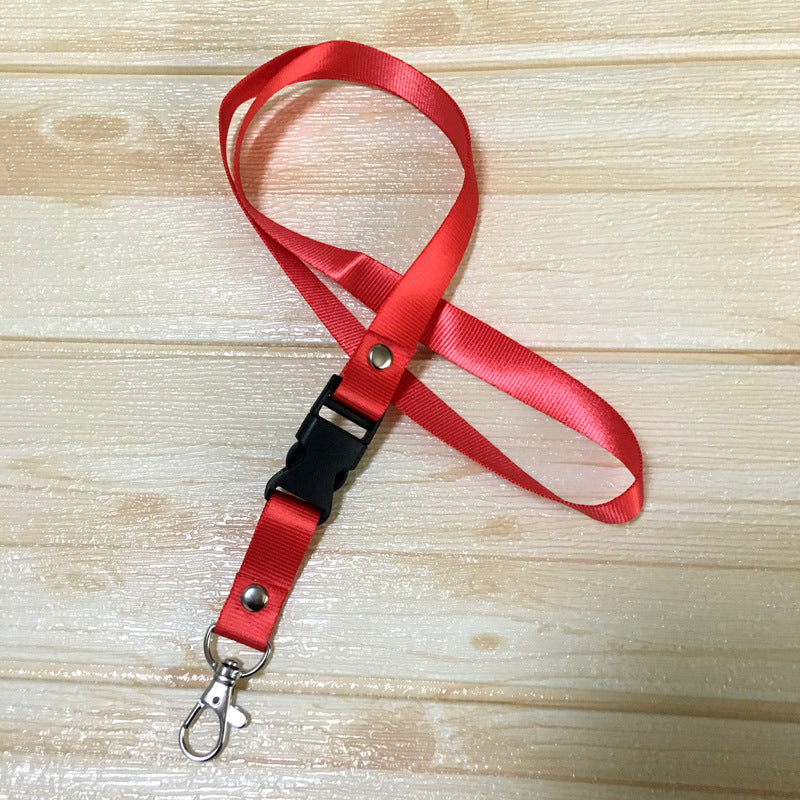 Custom Print Nylon Lanyard with Detachable Buckle