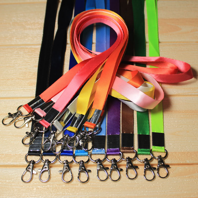 Custom Nylon Lanyards with Metal Lobster Clip