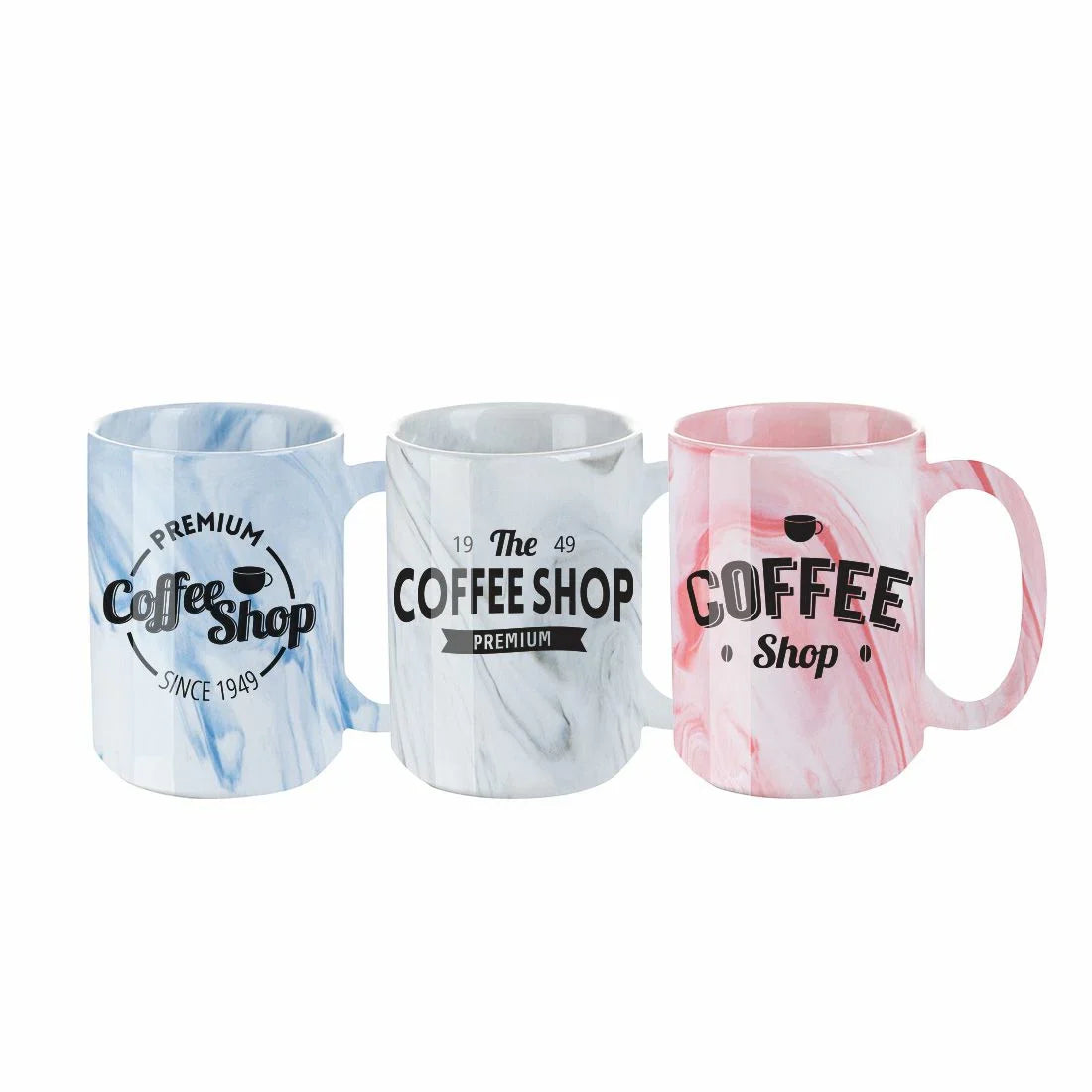 15oz Ceramic Marble Mug - Full Colour Artwork Sublimation Printed