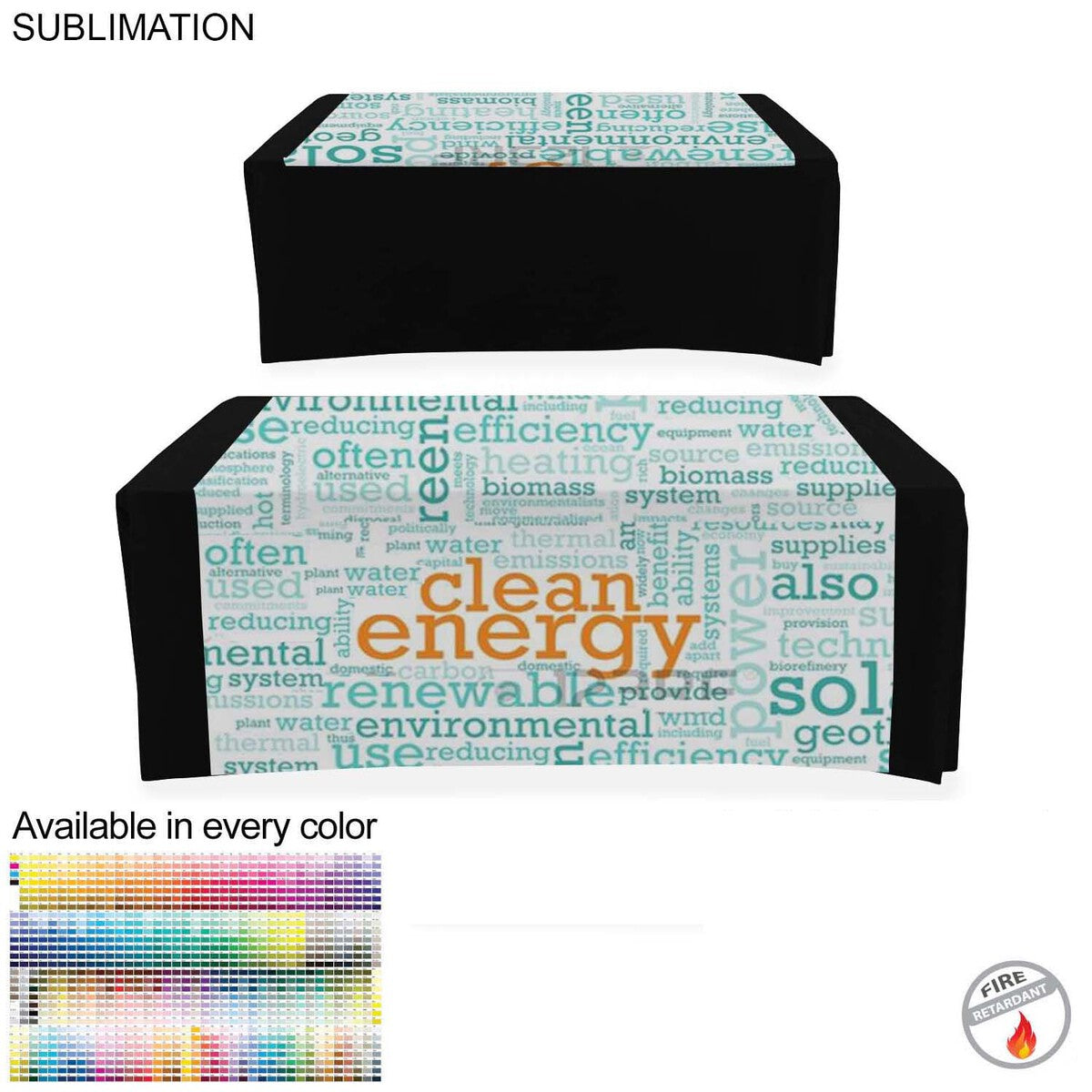 Sublimated Table Runner - Various Sizes and Styles