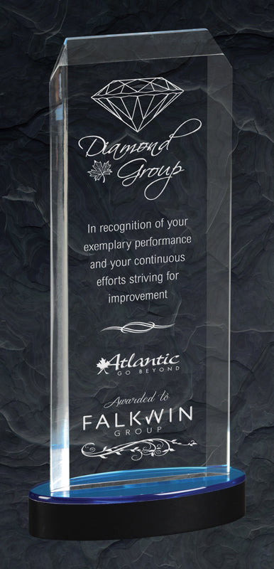 Spectra - Acrylic Award (Available in 3 Colors and Sizes) - Laser Engraving Includes