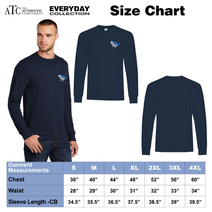 ATC™ EVERYDAY COTTON BLEND LONG SLEEVE TEE -Embroidered