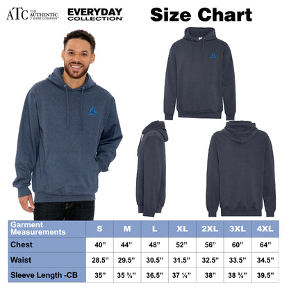 ATC™ EARTH WASH™ TOURBILLON FLEECE HOODED SWEATSHIRT - Embroidered