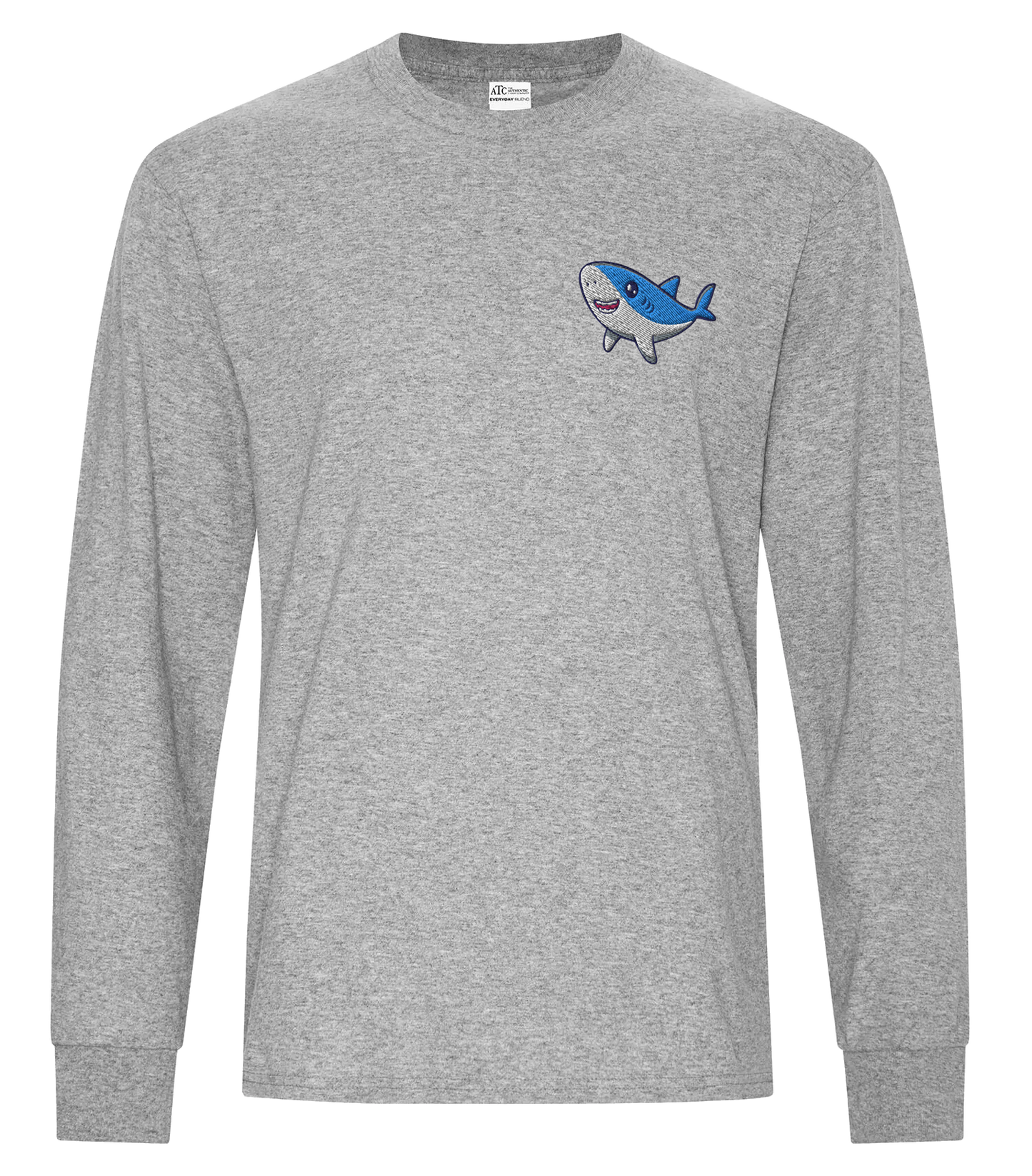 ATC™ EVERYDAY COTTON BLEND LONG SLEEVE TEE -Embroidered