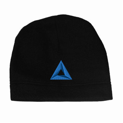 Hemmed Polar Fleece Beanie - Logo Embroidered