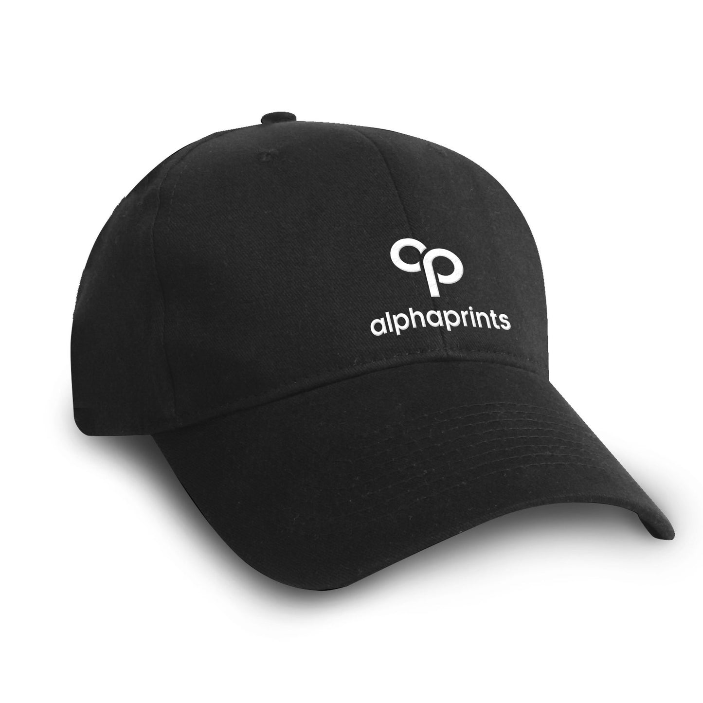 Constructed Mid Weight Brushed Cotton Twill Cap - Logo Embroidered