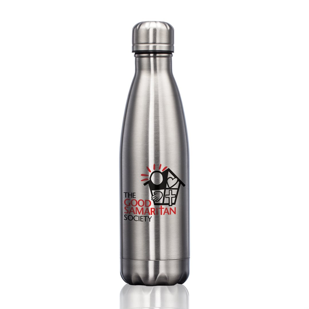 Single wall stainless steel water bottle 17oz - Single Color or Full Color Printing