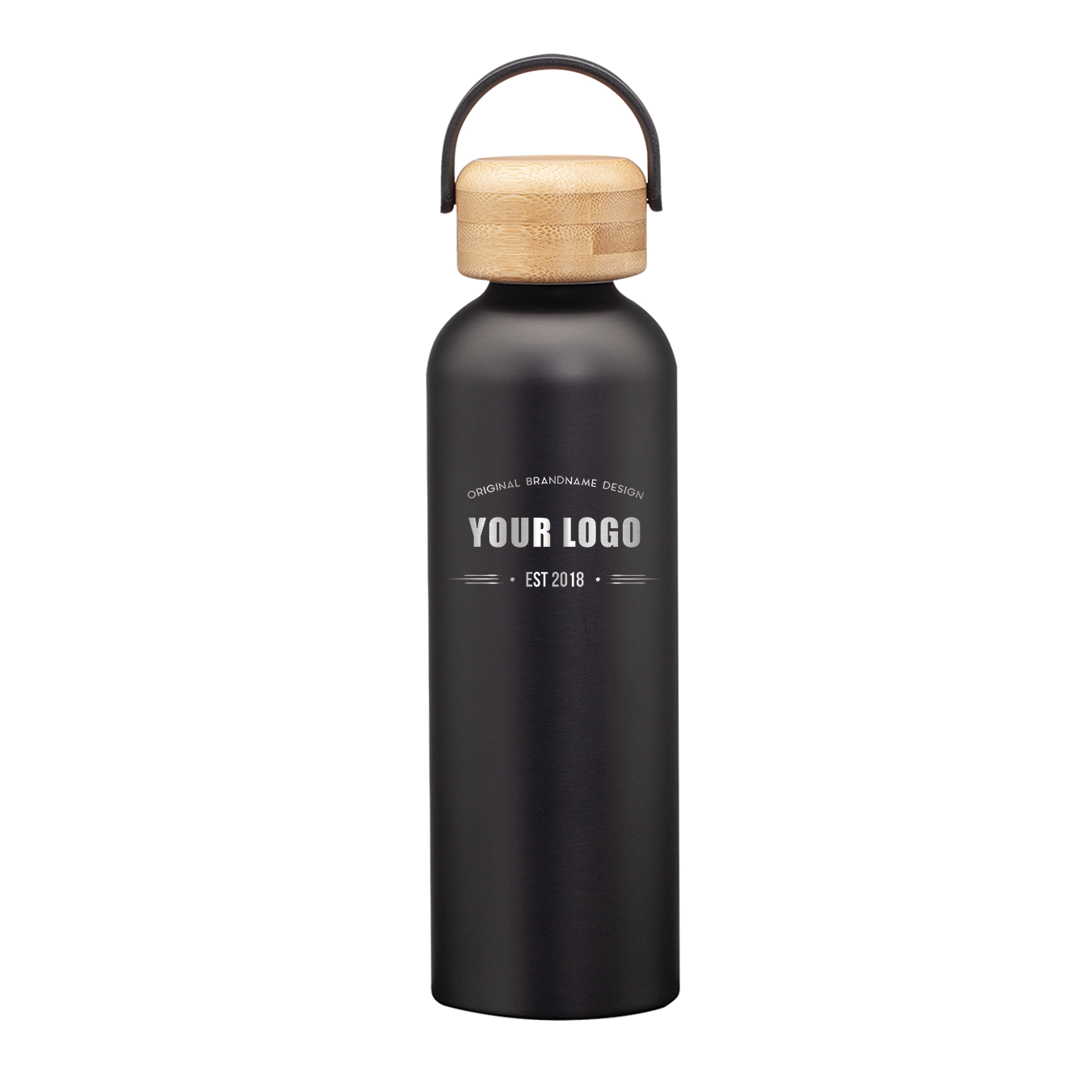 Greenstone Aluminum Water Bottles 24oz - Laser Engraving Logo