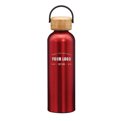 Greenstone Aluminum Water Bottles 24oz - Laser Engraving Logo