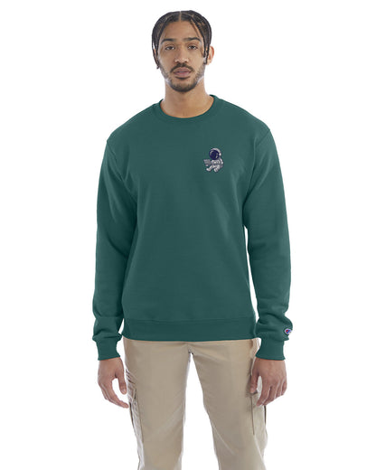 Champion Adult Powerblend® Crewneck Sweatshirt S600 - Embroidered