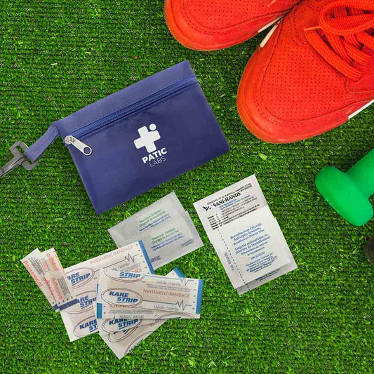 First Aid Kit with Polyester Ripstop Pouch - Single or Full color Printing Logo