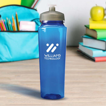 24 Oz. Polysure™ Measure Bottle - Single Color Printing Logo