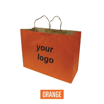 Eco-friendly Colored Paper Bag - 16"W x 6"D x 12"H