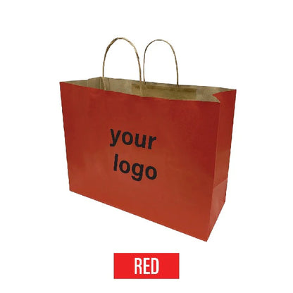 Eco-friendly Colored Paper Bag - 16"W x 6"D x 12"H