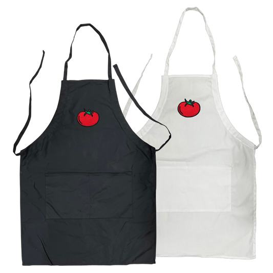 Polyester-Cotton Apron 22.5”W x 30” H - Logo Embroidered