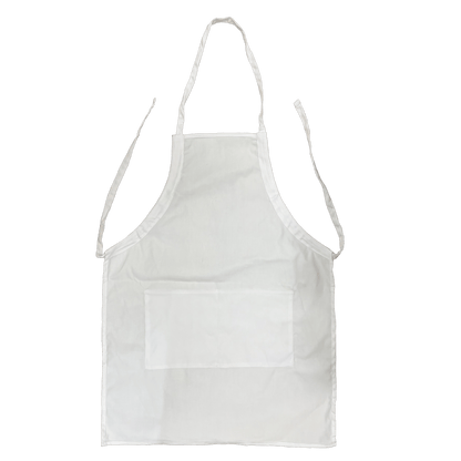 Polyester-Cotton Apron 22.5”W x 30” H - Logo Embroidered