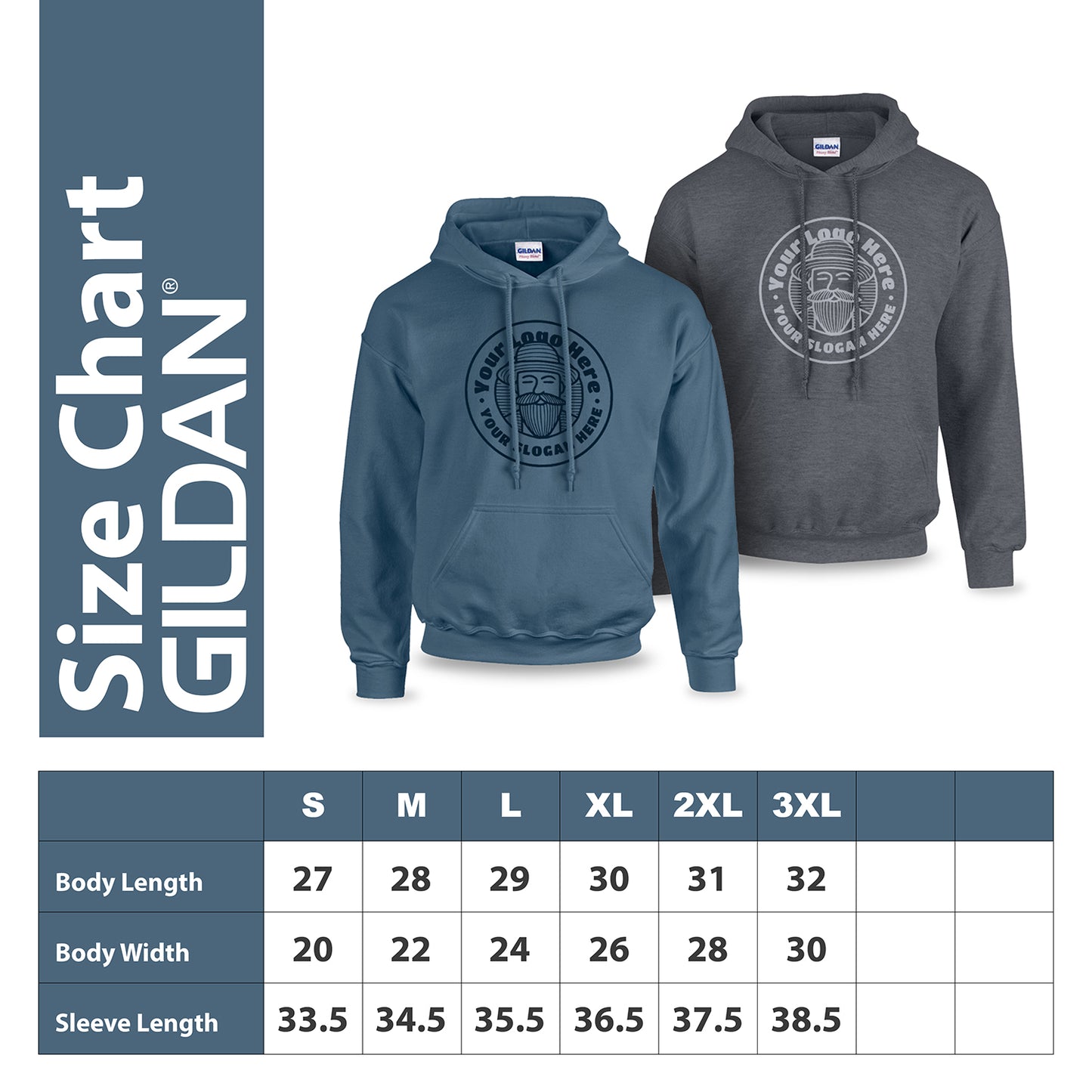 Gildan Adult Heavy Blend 8oz Hoodie G185