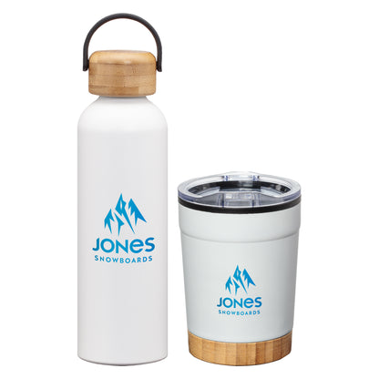 Bambus Bottle & Tumbler Gift Set - Screen Print (Gift Box Includes)