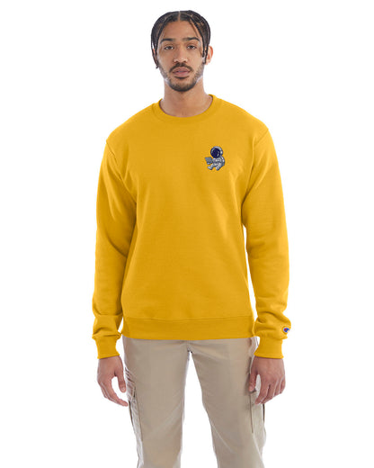 Champion Adult Powerblend® Crewneck Sweatshirt S600 - Embroidered