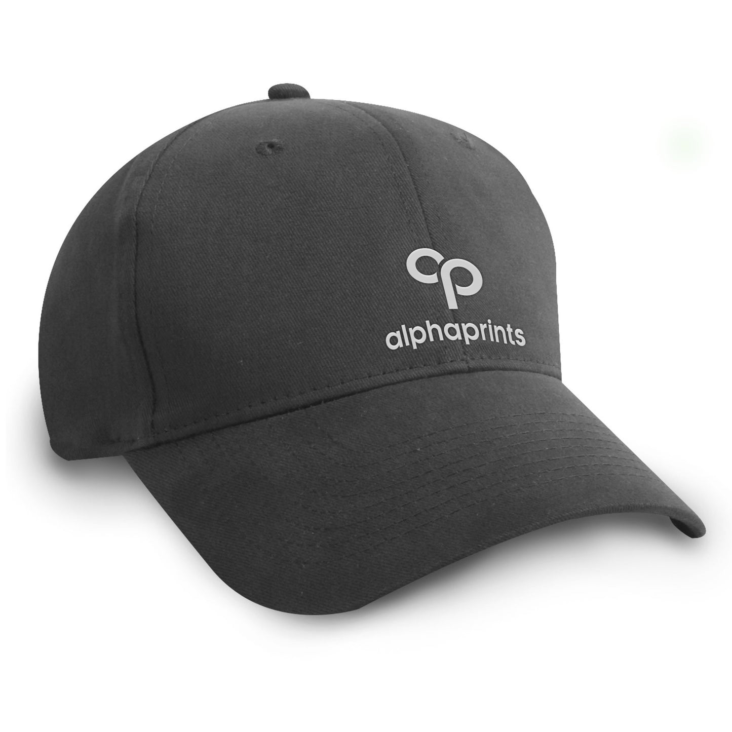 Constructed Mid Weight Brushed Cotton Twill Cap - Logo Embroidered