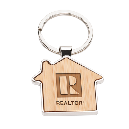 Okina House Keychain - Laser Engraved Logo