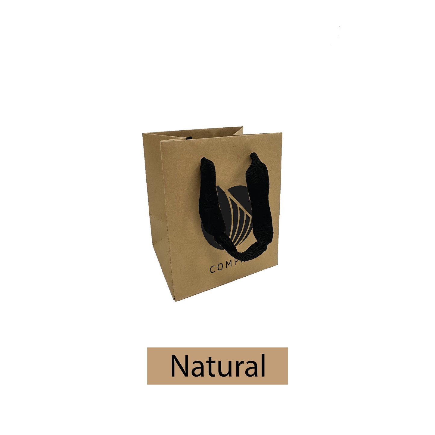 Manhattan Style Heavy Weight Kraft Paper Bags 200gsm - 5"W x 4"D x 6"H