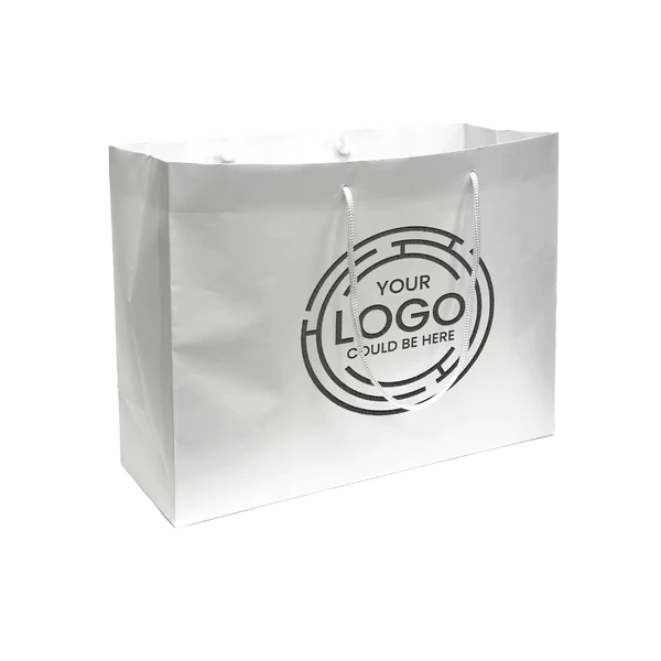 Matte Laminated Paper Euro Tote 157gsm -16"W x 6"D x 12”H