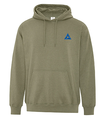 ATC™ EARTH WASH™ TOURBILLON FLEECE HOODED SWEATSHIRT - Embroidered