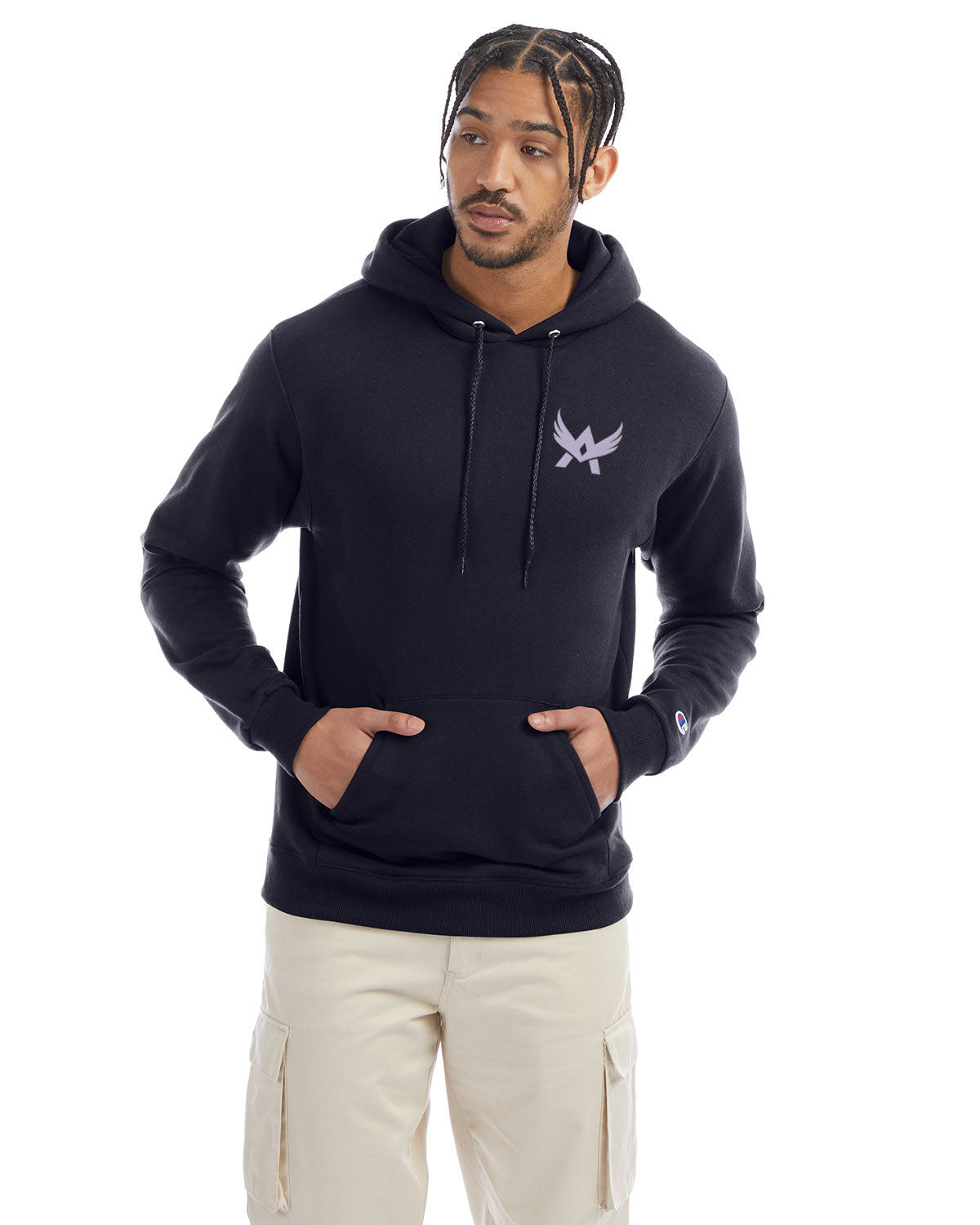 Champion Adult Powerblend® Pullover Hooded Sweatshirt s700 - Embroidered