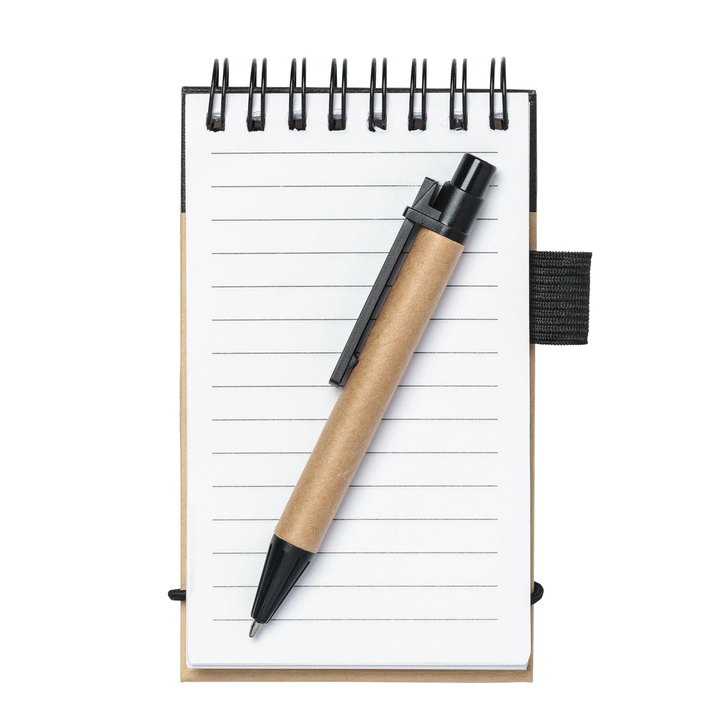 Recycled Flip-up Notepad and Pen Set - Single Color or Full Color Printed