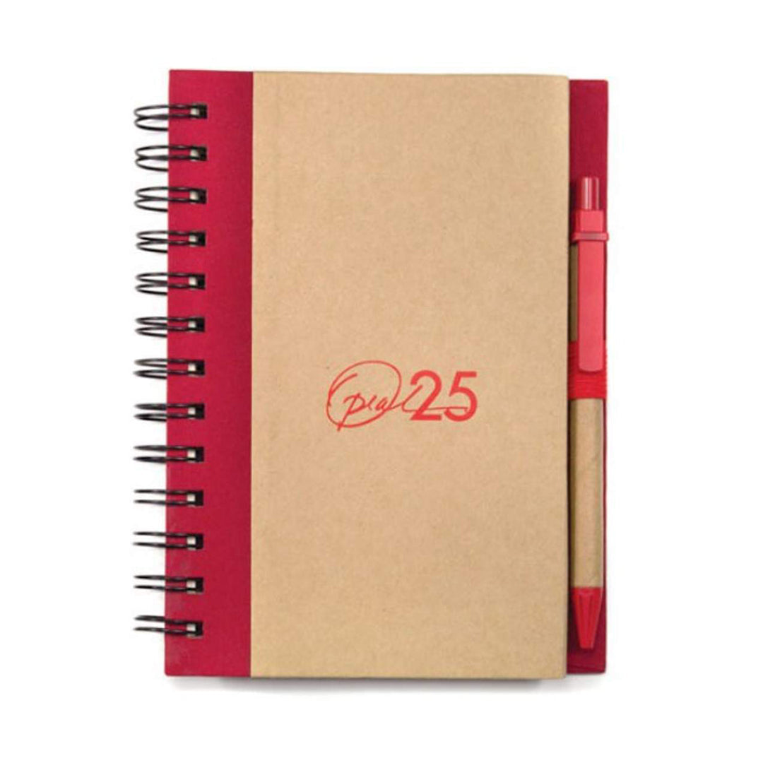 Spiral Bound Notebook & Harvest Pen Set - Single Color or Full Color Printed