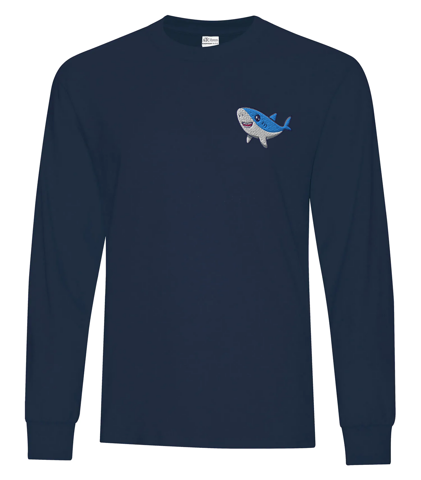 ATC™ EVERYDAY COTTON BLEND LONG SLEEVE TEE -Embroidered