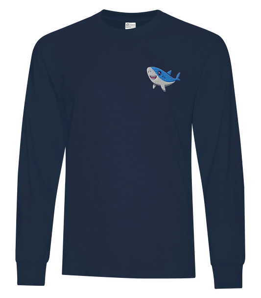 ATC™ EVERYDAY COTTON BLEND LONG SLEEVE TEE -Embroidered