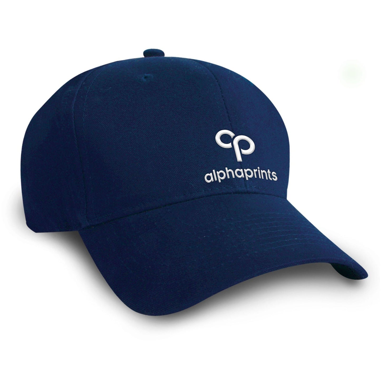 Constructed Mid Weight Brushed Cotton Twill Cap - Logo Embroidered