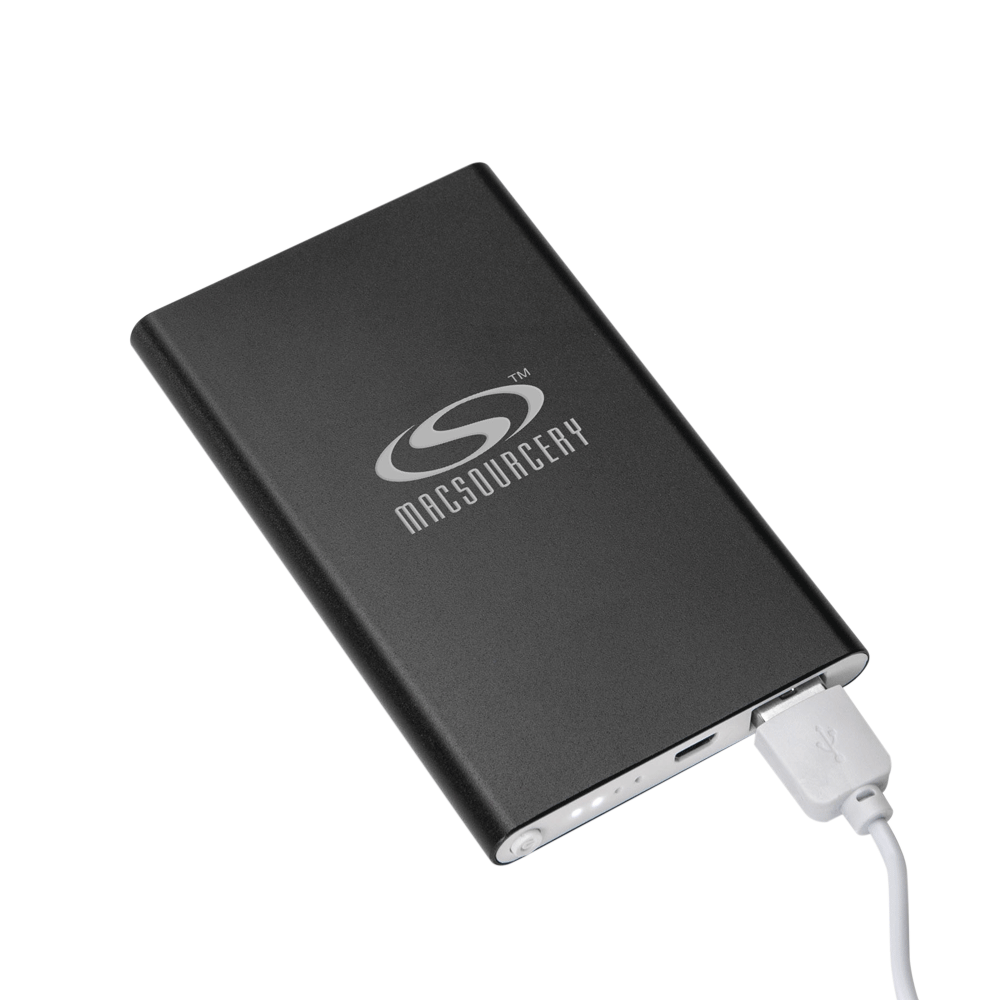 Slim Power Bank - Laser Engraved Logo