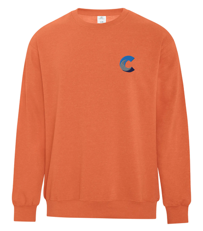 ATC™ EARTH WASH™ TOURBILLON FLEECE CREWNECK SWEATSHIRT - Embroidered