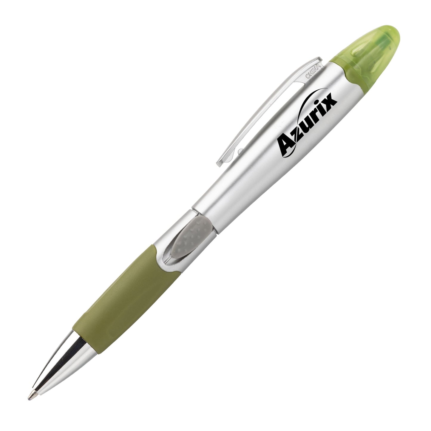 Silver Champion Pen with Highlighter Combo - Single Colour or Full Color Printing