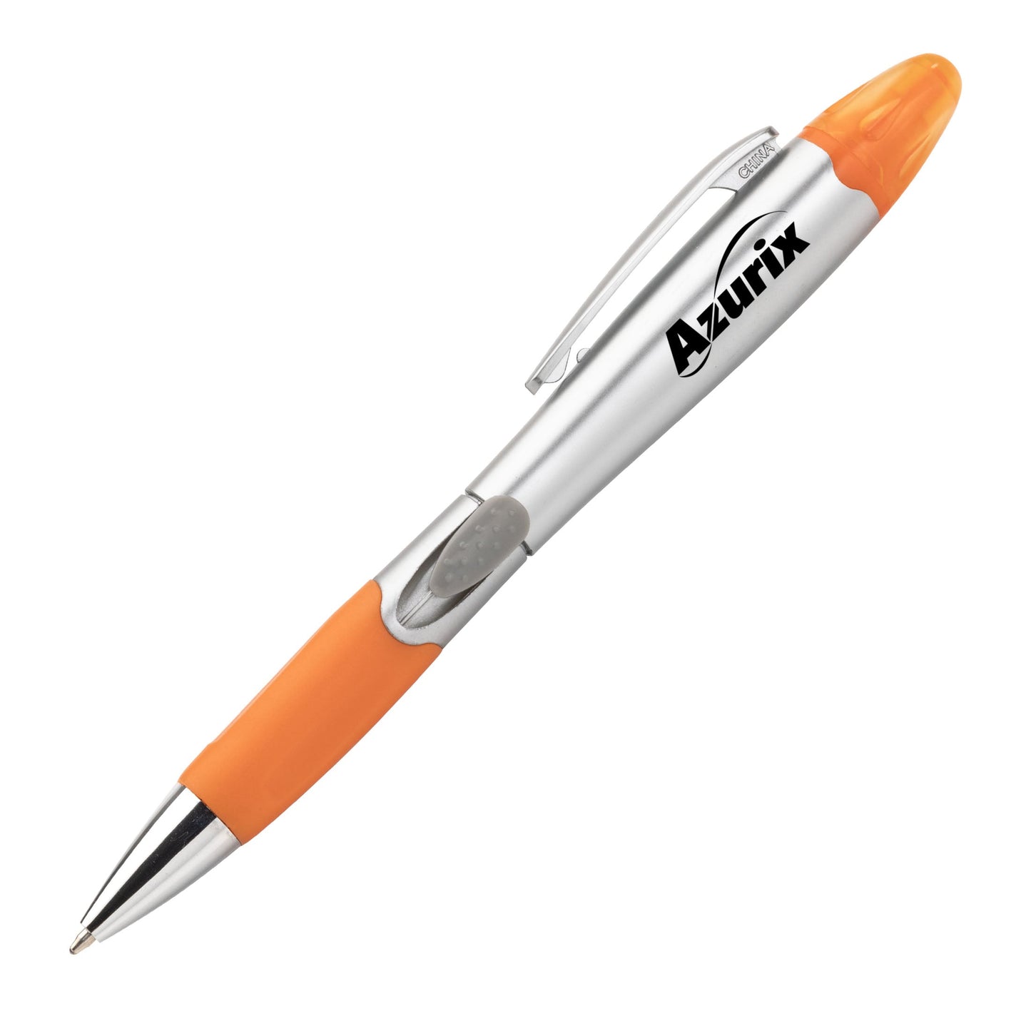 Silver Champion Pen with Highlighter Combo - Single Colour or Full Color Printing