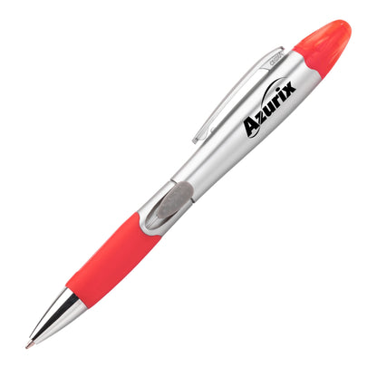 Silver Champion Pen with Highlighter Combo - Single Colour or Full Color Printing