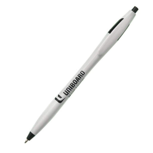 Verda Click-Action Plastic Ballpoint Pen - Single Colour or Full Color Printing