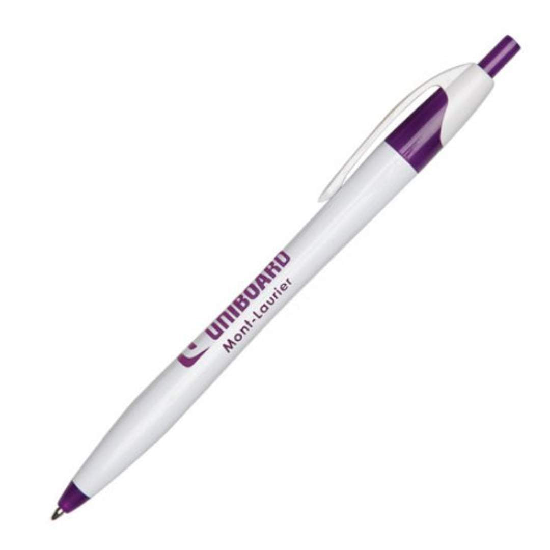 Verda Click-Action Plastic Ballpoint Pen - Single Colour or Full Color Printing