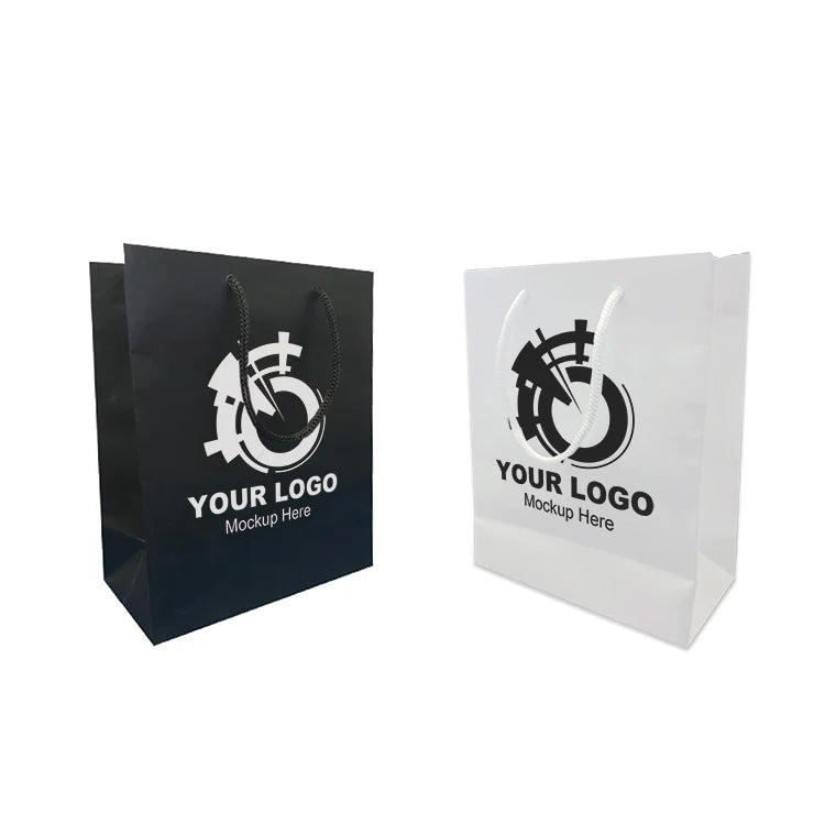 Matte Laminated Paper Euro Tote 157gsm - 8"W x 4"D x 10"H