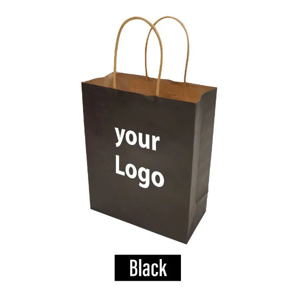 Eco-friendly Colored Paper Bag - 8"W x 4"D x 10"H