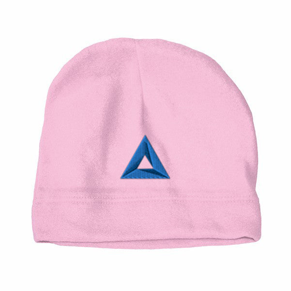 Hemmed Polar Fleece Beanie - Logo Embroidered