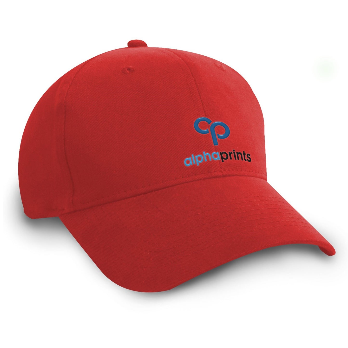 Constructed Mid Weight Brushed Cotton Twill Cap - Logo Embroidered