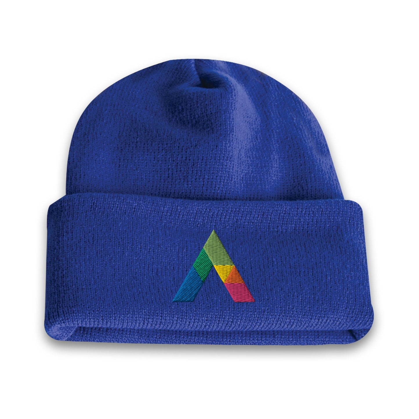 Acrylic Roll Up Knit Toque Beanie - Logo Embroidered