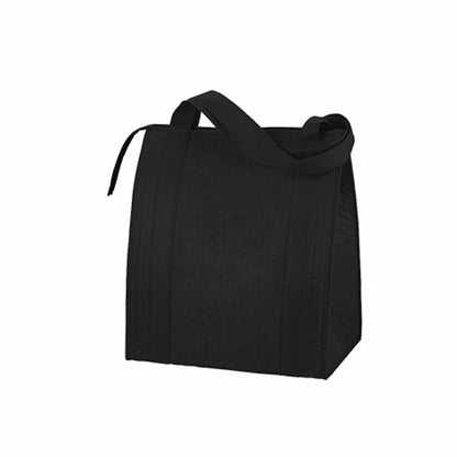 A black Thermal / Insulated Cooler Grocery Bag