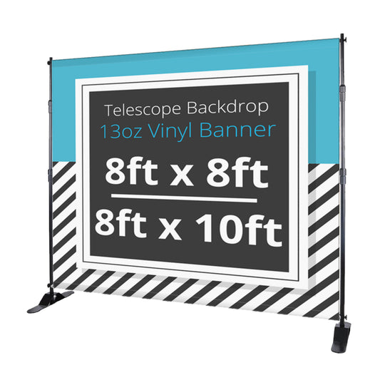 Telescope Backdrop -13oz Vinyl Banner with Top & Bottom Pocket