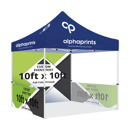 Full Color Sublimation Printed Tent-Aluminum Frame-Heavy Duty -10ft x 10ft