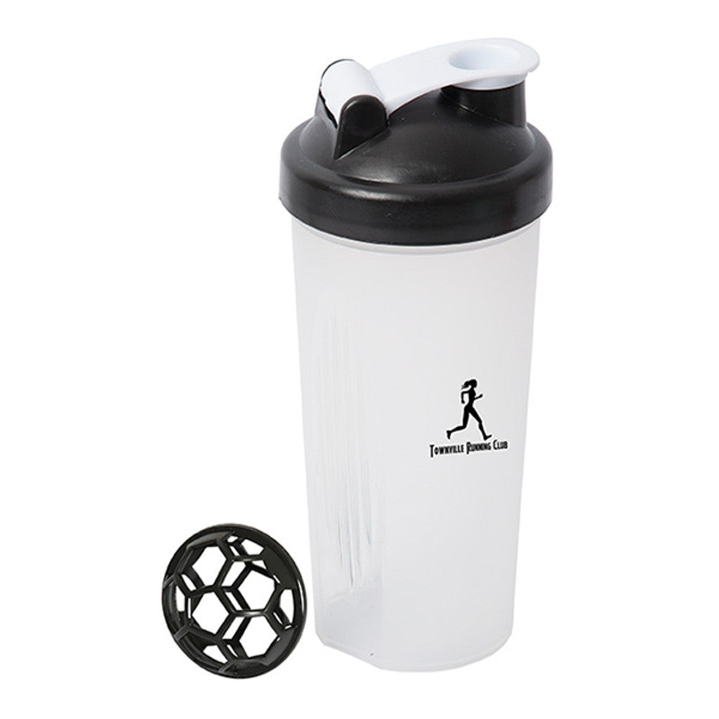 Cross-Trainer Max 600 Ml. (20 Fl. Oz.) Large Shaker Bottle - Single Color Pad Printing Logo